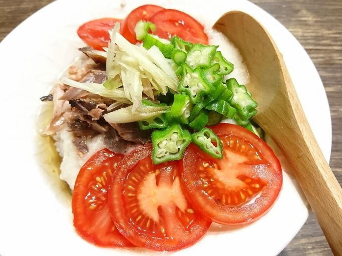 のど越し最高!冷やしとろろの出汁茶漬け