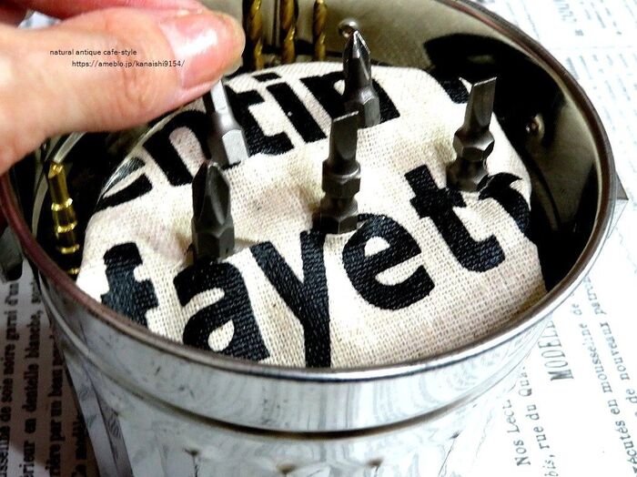 ここにも収納できました♪