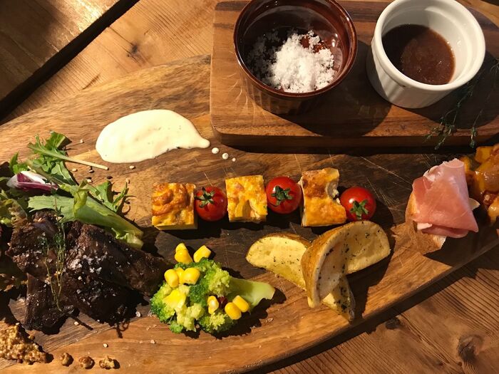 ウッドプレートをチョイス