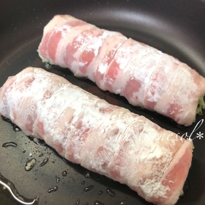 ③巻き終わりを下に!