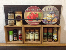 カット不要で超簡単♪100均x7個でミニシェルフdiy♪