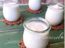 ミキサーで混ぜるだけ‼シャリシャリ食感の梨のヨーグルトムース風