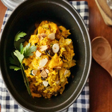 チーズとナッツ入りでちょっぴりお洒落♡デリ風かぼちゃサラダ