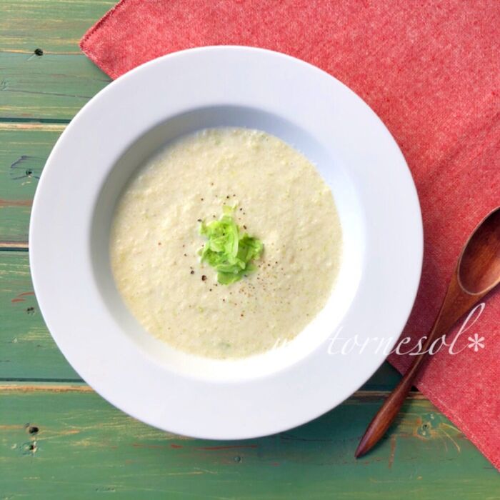 美容効果に‼冷たくても熱くても美味しい☆嬬恋キャベツとカシューナッツのポタージュ