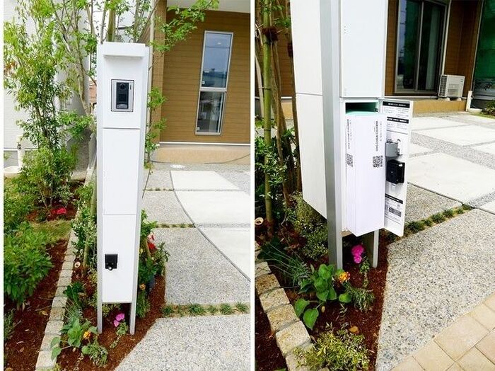 宅配ボックスが標準で装備された分譲住宅街が誕生