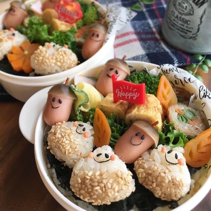秋のお弁当?