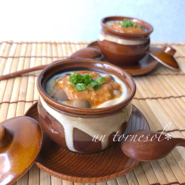 GABANモニター‼中華茶碗蒸し~ピリ辛花椒ソースがけ~