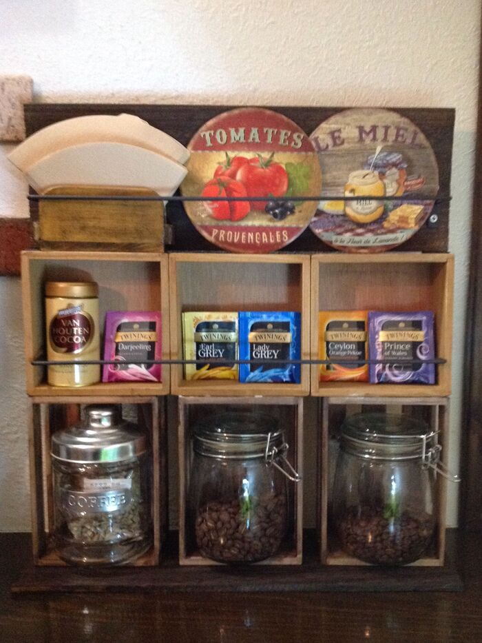 カット不要で超簡単♪+100均x5でミニシェルフグレードアップdiy♪