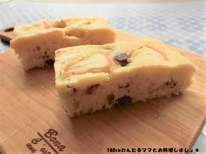 簡単★りんごと甘栗のスティックケーキ