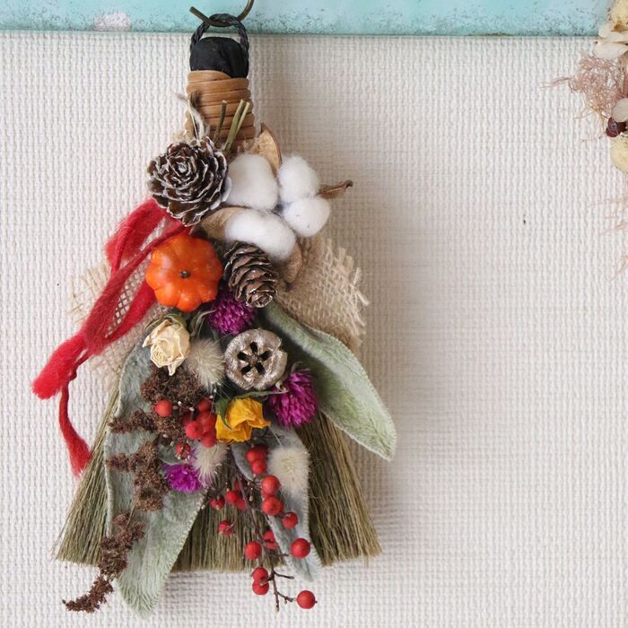 セリアで簡単!ハロウィンスワッグ