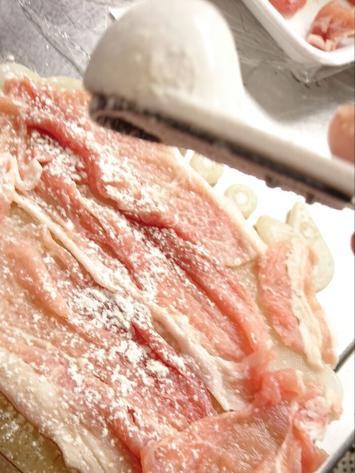 簡単に粉まぶしできる‼️優れものスプーン?