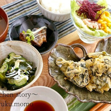 サクサク♪わかめの天ぷら&和食セット(海の恵みを食べよう♪)