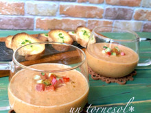 ミキサーで混ぜるだけ‼朝食にも嬉しい❤GABANガラムマサラdeスパイシーガスパチョ