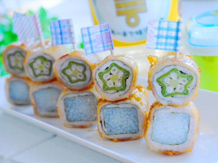 これ1本で味が決まる♪カンタン酢deオクラと長芋の肉巻きが甘辛な照り焼きに変身!