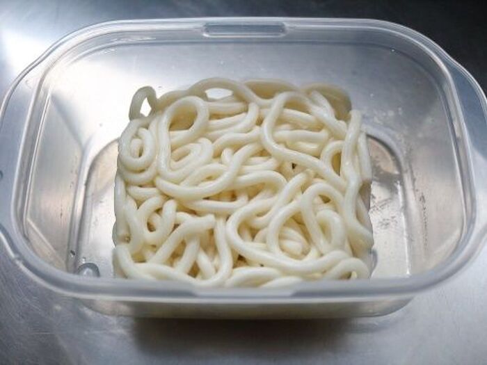 冷凍うどんを解凍