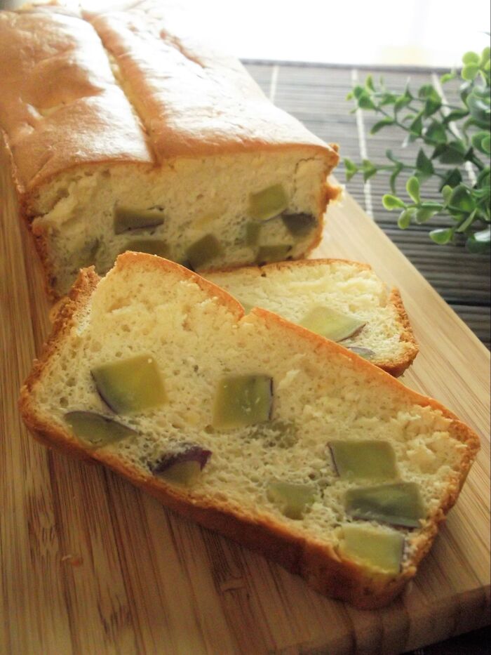 ちょっと和風に♪薩摩芋のしょうゆパウンドケーキ