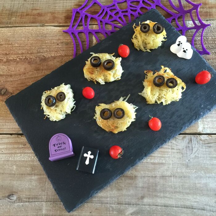 100均の可愛いハロウィンの小物でデコレーション