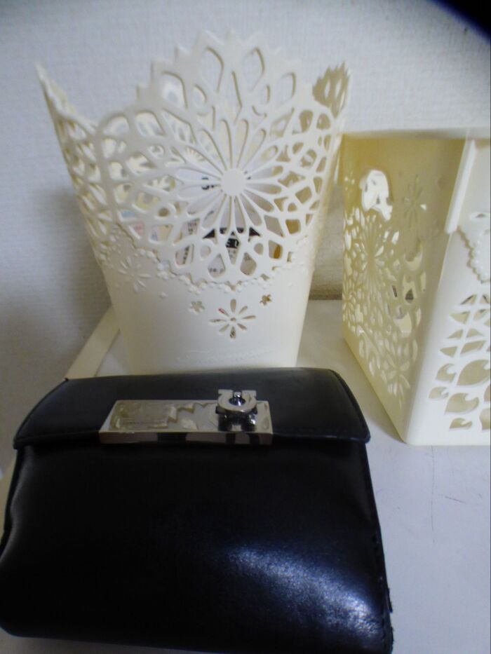 一番上は、財布・レシート入れ・お手紙入れにしました。