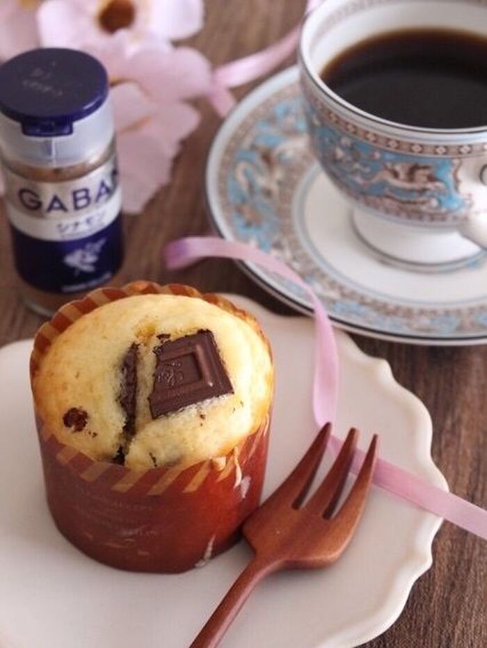 バター不使用!シナモン香るチョコマフィン