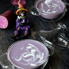 ハロウィン♥紫いものスープ　【*魔女スープ *簡単 *親子料理】10分