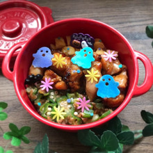 カラフルおばけちゃん弁当