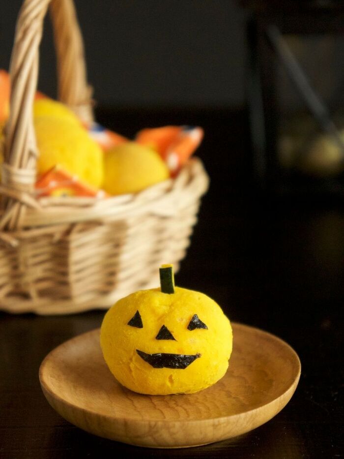ハロウィン・野菜おやつ かぼちゃのポンデケージョ