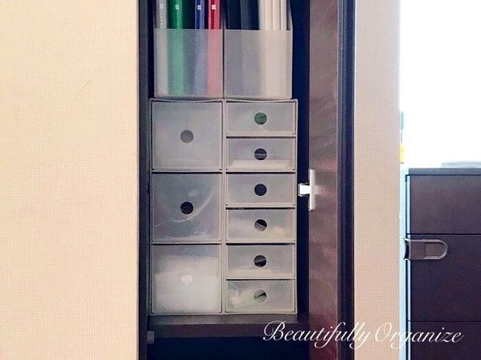 ③家族みんなが使うものは一か所に