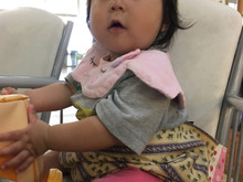 外食でベビーチェアが無い時のお助けアイテム