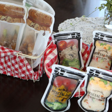 100均ジッパーバッグdeお洒落ランチ