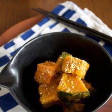 煮ません! かぼちゃのごま味噌和え