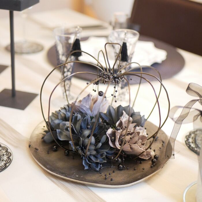 ワイヤークラフトで かぼちゃを