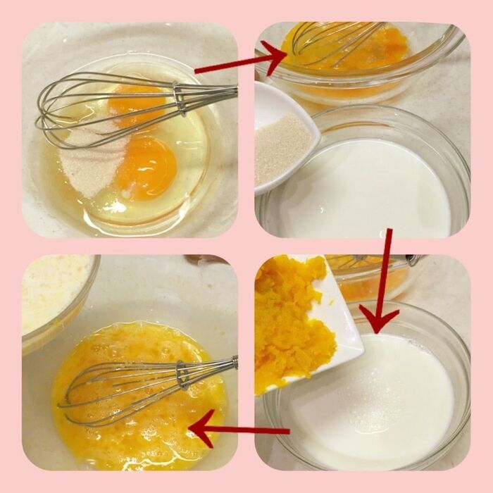 【プリン液を作る】