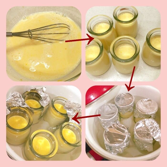 【湯せんで加熱する】