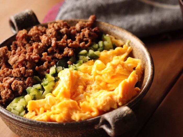 そぼろ丼。