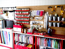 クリアな透明袋がおすすめ♪大きさ別布はぎれの収納法