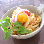 簡単!時短レシピ「なめたけうどん」