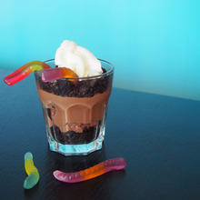 チョコレートプリンカップケーキ