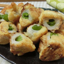 糖質制限&揚げないで5分☆ おからパウダーでちくわのフリッター風