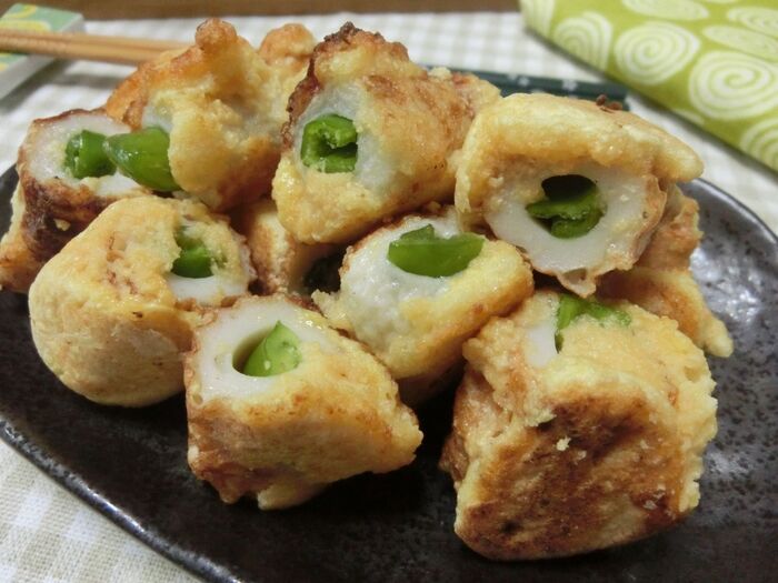 糖質制限&揚げないで5分☆ おからパウダーでちくわのフリッター風