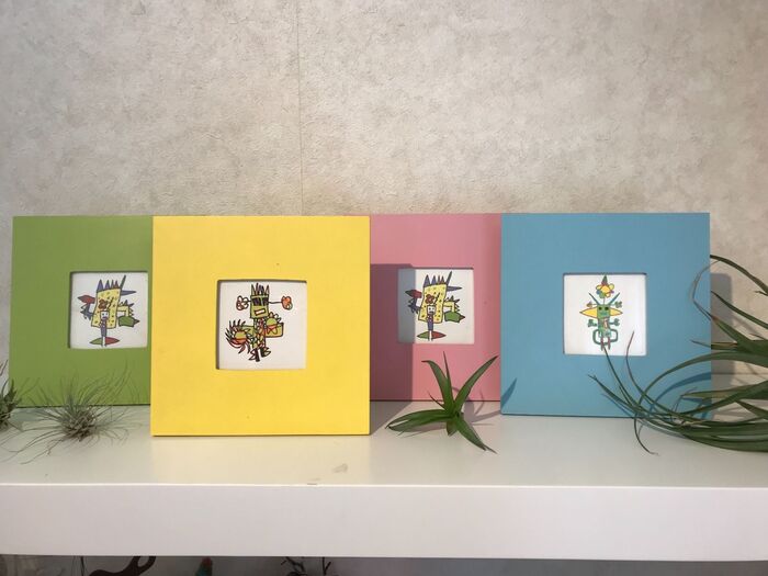 小さなお子様の落書きは、こうすればオシャレ!