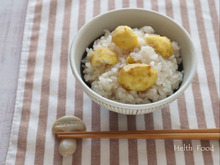 圧力鍋で作る♪栗ごはん