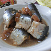 いつものイワシ煮ににんにくプラス♪ イワシの梅にんにくポン酢煮