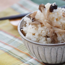 シンプルが嬉しい!きのこの炊き込みごはん