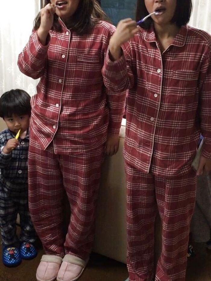 みんなで一緒に楽しく歯磨き