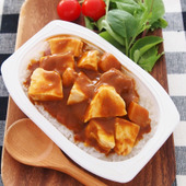 簡単!肉×パックごはんレシピ「サラダチキンdeタンドリーごはん」