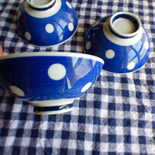 【セリア】水玉茶碗が可愛い上に使いやすい!!