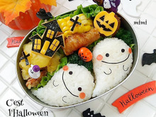 ゆるーいオバケちゃんでゆるーいハロウィン弁当