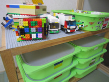 レゴブロック収納。小学3年男子。現在のレゴ収納。
