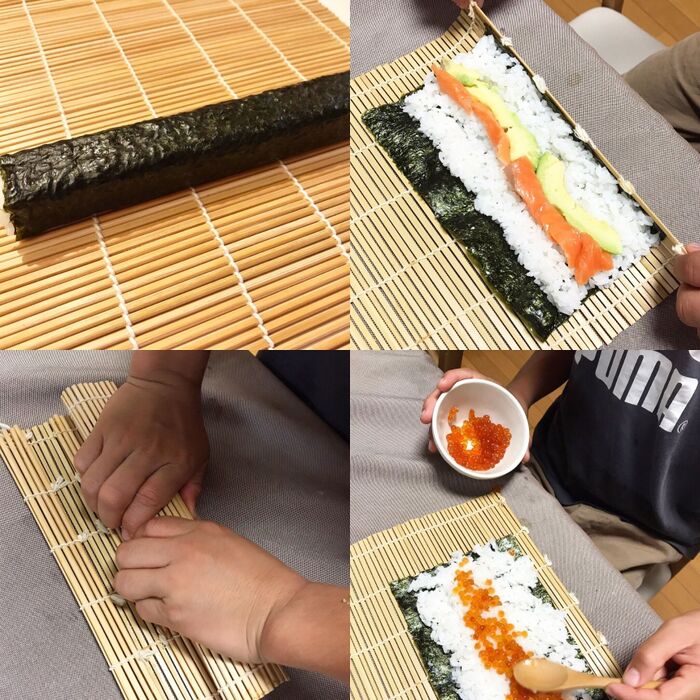 5.巻き寿司を作る