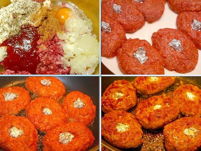 1.ハンバーグ作り
